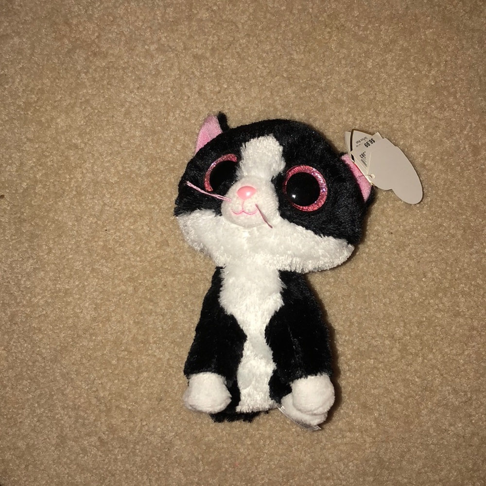 Black cat Beanie baby